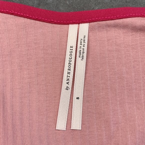 ANTHROPOLOGIE NWT wrap, lettuce hem and cuff, ribbed fabric - Picture 10 of 12